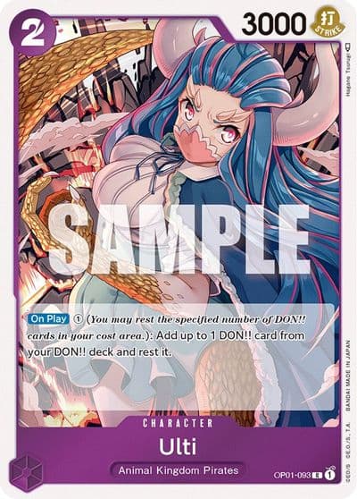 Ulti Romance Dawn One Piece card