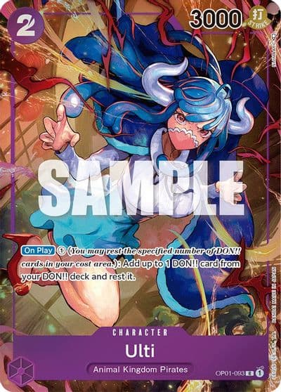 Ulti Parallel Romance Dawn One Piece card