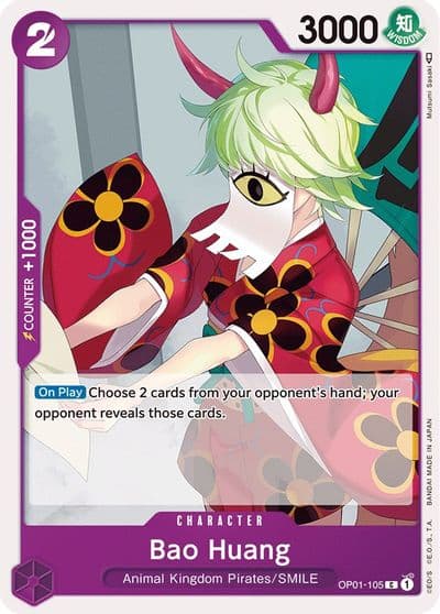 Bao Huang Romance Dawn One Piece card