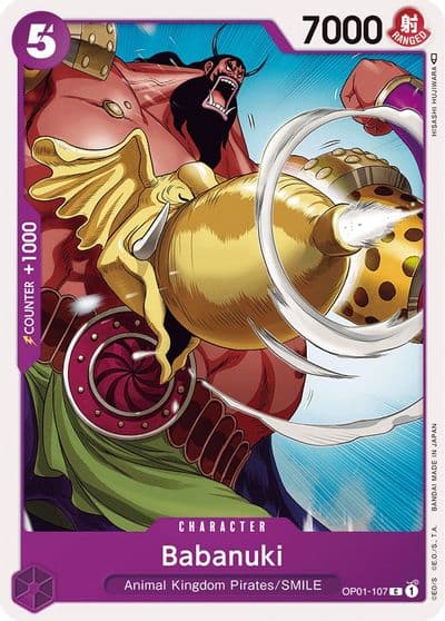 Babanuki Romance Dawn One Piece card