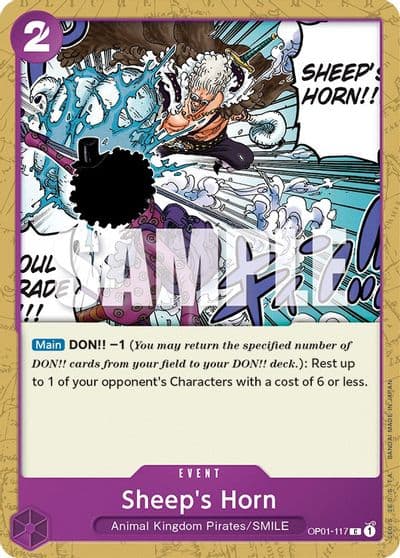 Sheeps Horn Romance Dawn One Piece card