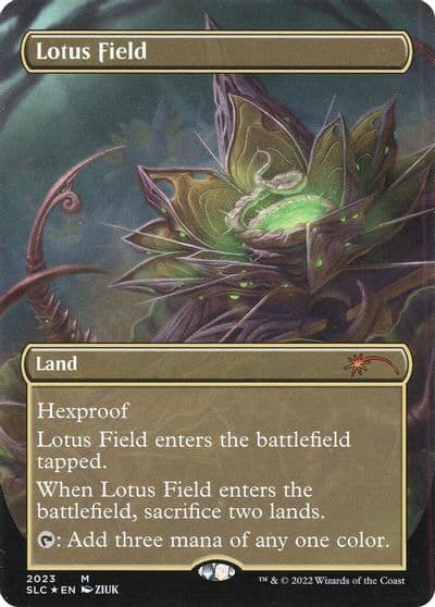 Lotus Field Secret Lair Countdown Kit Magic card