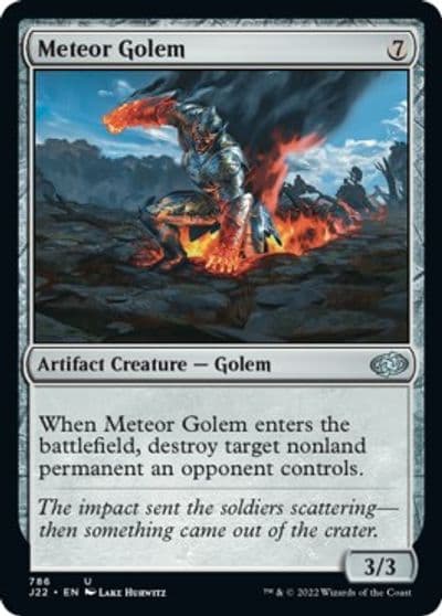 Meteor Golem Jumpstart 2022 Magic card