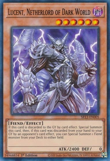 Lucent Netherlord of Dark World Structure Deck: Dark World Yu-Gi-Oh! card