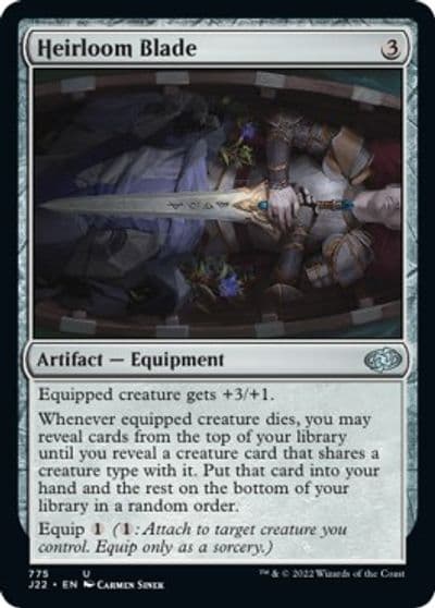 Heirloom Blade Jumpstart 2022 Magic card