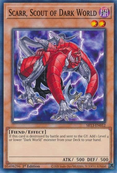 Scarr Scout of Dark World Structure Deck: Dark World Yu-Gi-Oh! card