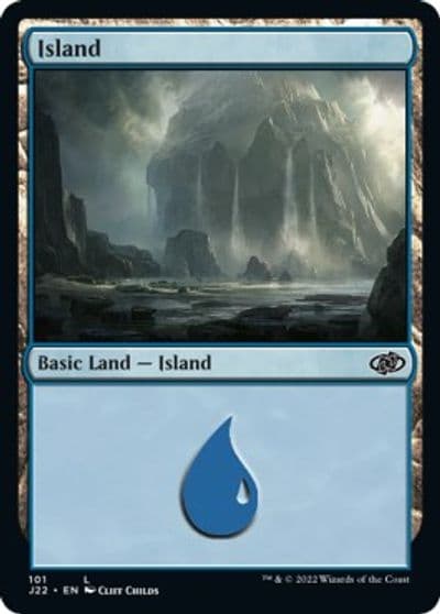 Island 101 Jumpstart 2022 Magic card