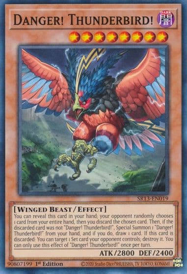 Danger Thunderbird Structure Deck: Dark World Yu-Gi-Oh! card