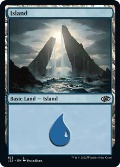 Island 103 Jumpstart 2022 Magic card