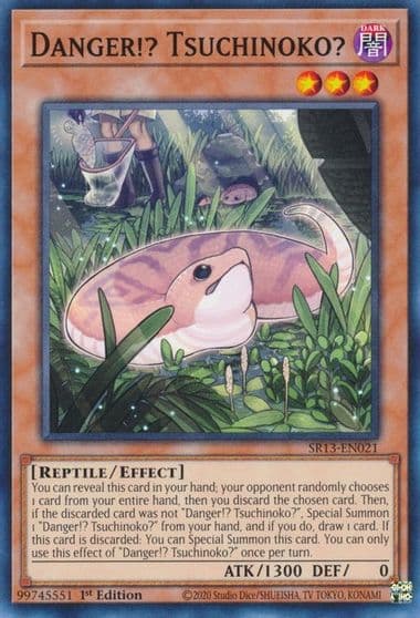 Danger Tsuchinoko Structure Deck: Dark World Yu-Gi-Oh! card