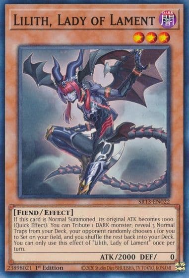 Lilith Lady of Lament Structure Deck: Dark World Yu-Gi-Oh! card