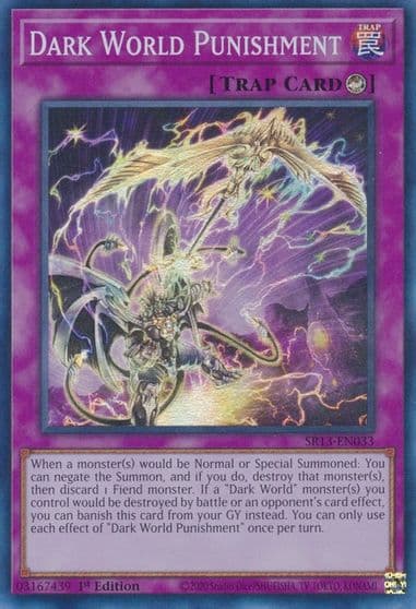 Dark World Punishment Structure Deck: Dark World Yu-Gi-Oh! card