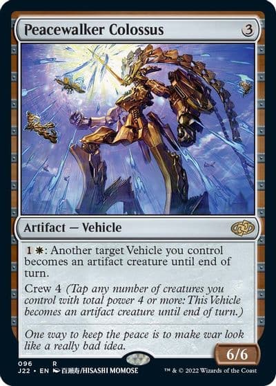 Peacewalker Colossus Jumpstart 2022 Magic card