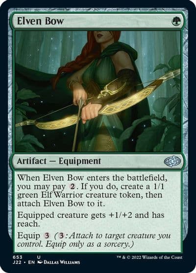 Elven Bow Jumpstart 2022 Magic card