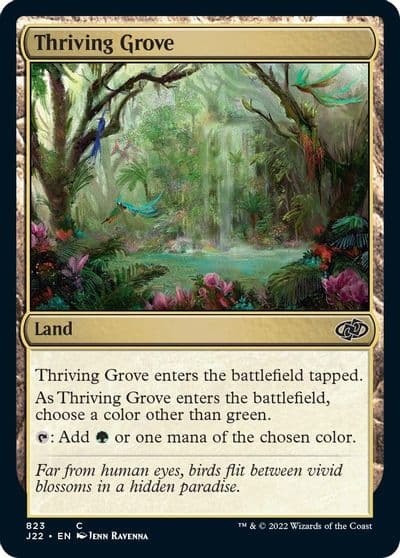 Thriving Grove Jumpstart 2022 Magic card