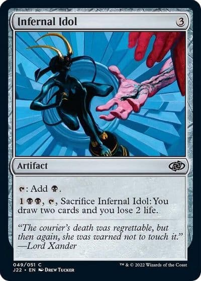 Infernal Idol Jumpstart 2022 Magic card