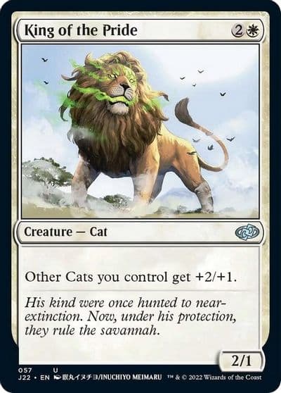 King of the Pride Jumpstart 2022 Magic card