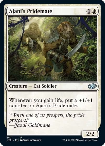 Ajanis Pridemate Jumpstart 2022 Magic card