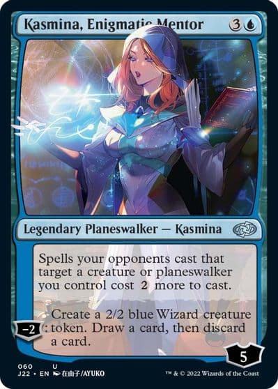 Kasmina Enigmatic Mentor Jumpstart 2022 Magic card