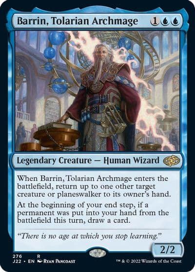 Barrin Tolarian Archmage Jumpstart 2022 Magic card