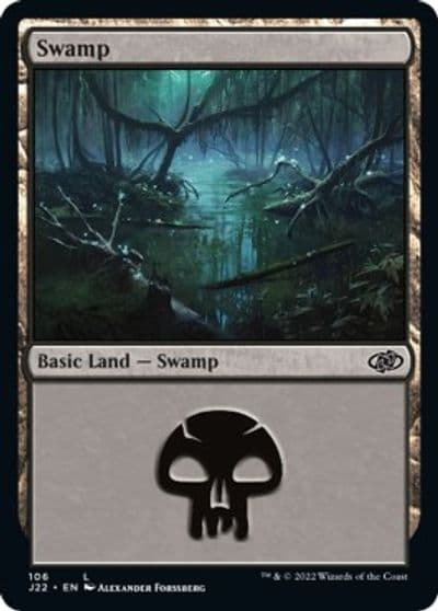 Swamp 106 Jumpstart 2022 Magic card