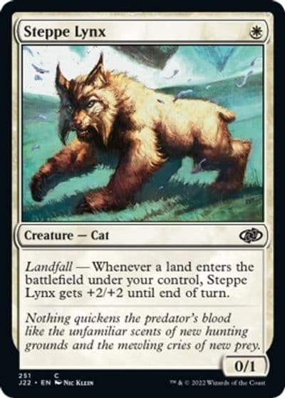Steppe Lynx Jumpstart 2022 Magic card