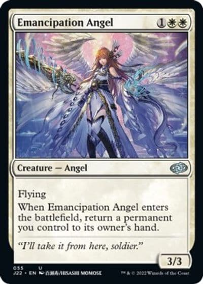 Emancipation Angel Jumpstart 2022 Magic card