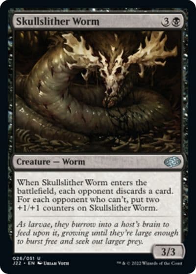 Skullslither Worm Jumpstart 2022 Magic card