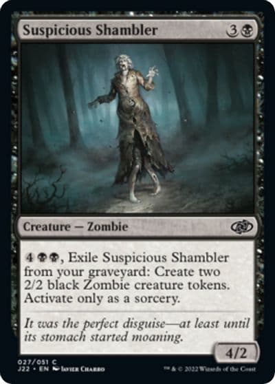 Suspicious Shambler Jumpstart 2022 Magic card