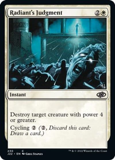 Radiants Judgment Jumpstart 2022 Magic card