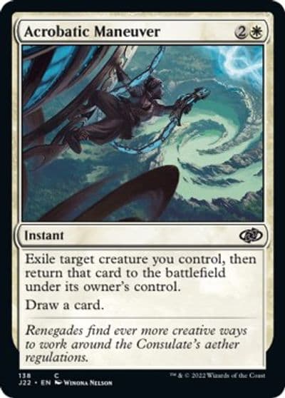 Acrobatic Maneuver Jumpstart 2022 Magic card