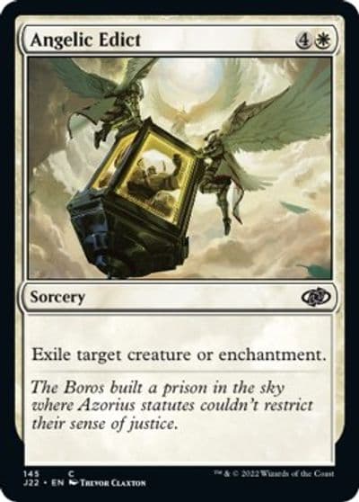 Angelic Edict Jumpstart 2022 Magic card