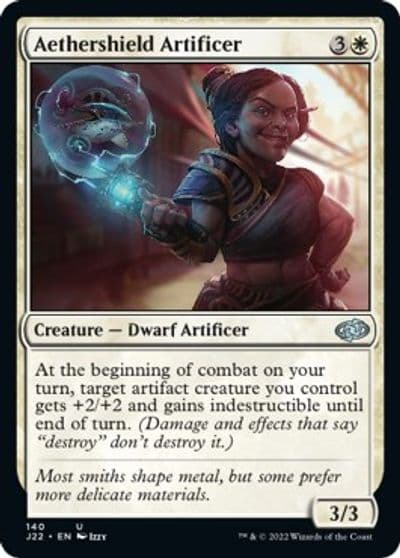 Aethershield Artificer Jumpstart 2022 Magic card