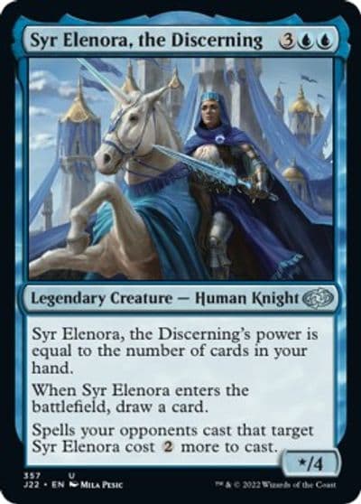Syr Elenora the Discerning Jumpstart 2022 Magic card