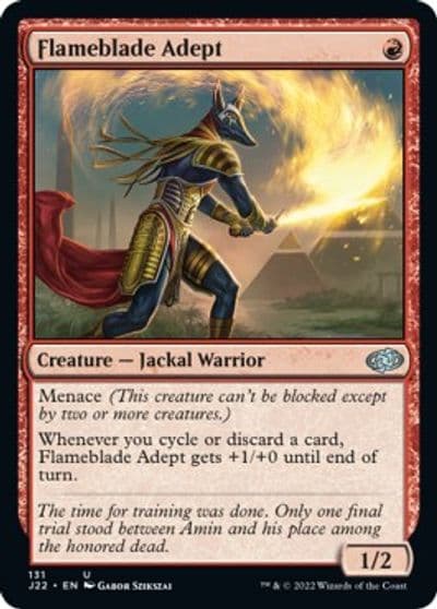 Flameblade Adept Jumpstart 2022 Magic card