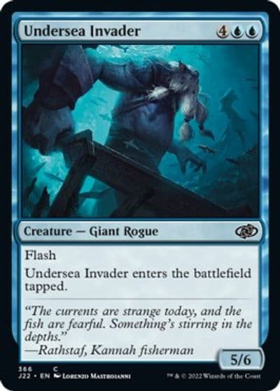 Undersea Invader Jumpstart 2022 Magic card