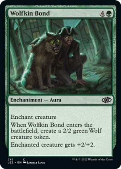 Wolfkin Bond Jumpstart 2022 Magic card