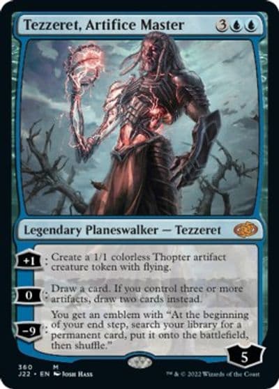 Tezzeret Artifice Master Jumpstart 2022 Magic card