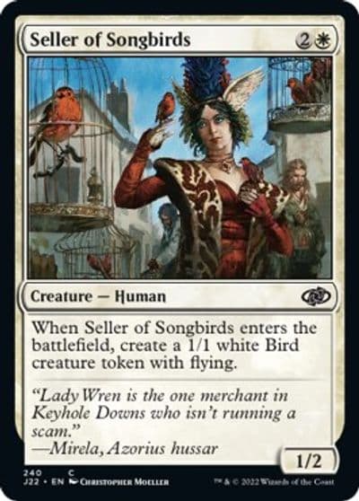 Seller of Songbirds Jumpstart 2022 Magic card