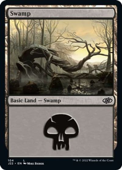 Swamp 104 Jumpstart 2022 Magic card