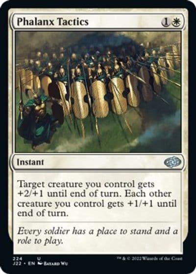 Phalanx Tactics Jumpstart 2022 Magic card