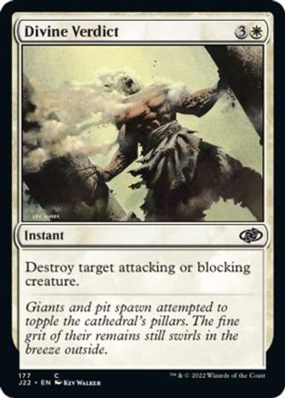 Divine Verdict Jumpstart 2022 Magic card
