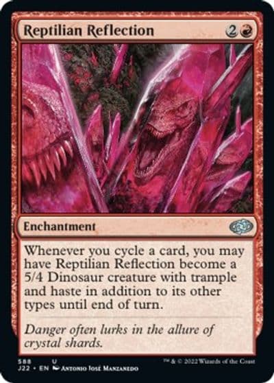 Reptilian Reflection Jumpstart 2022 Magic card