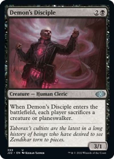 Demons Disciple Jumpstart 2022 Magic card