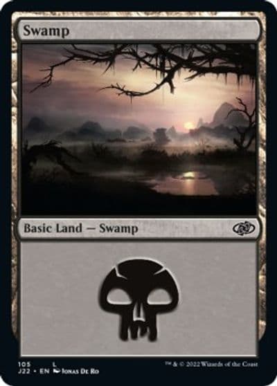 Swamp 105 Jumpstart 2022 Magic card