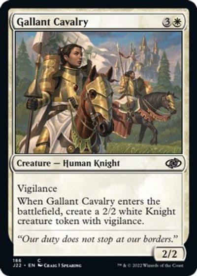 Gallant Cavalry Jumpstart 2022 Magic card