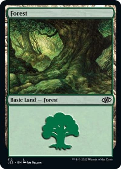 Forest 112 Jumpstart 2022 Magic card