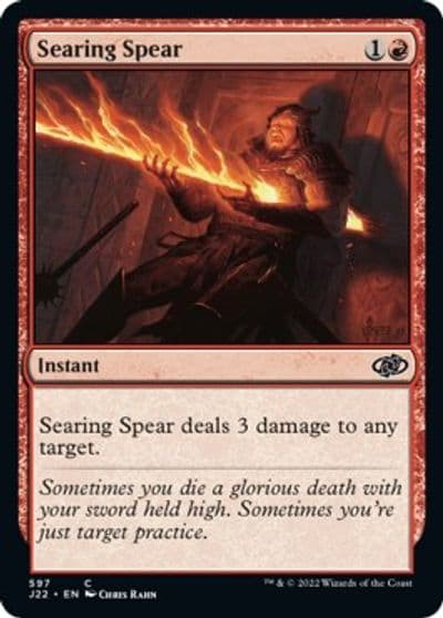 Searing Spear Jumpstart 2022 Magic card