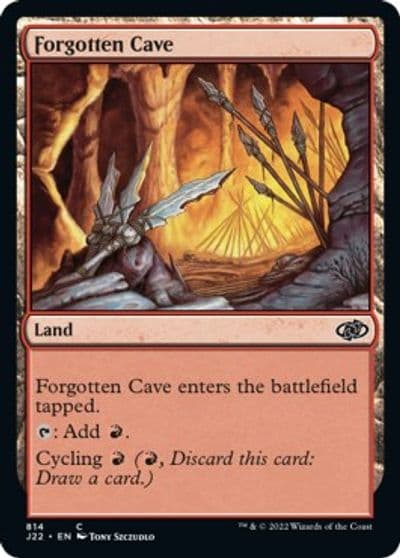 Forgotten Cave Jumpstart 2022 Magic card