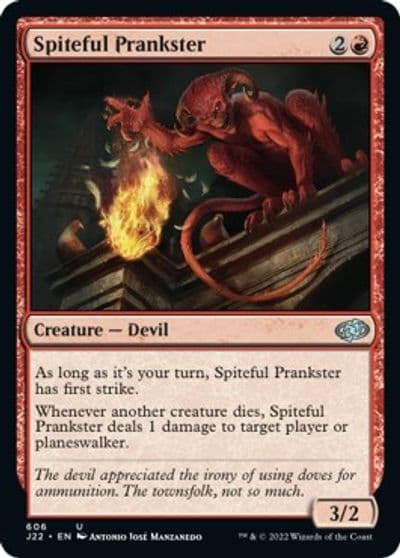 Spiteful Prankster Jumpstart 2022 Magic card